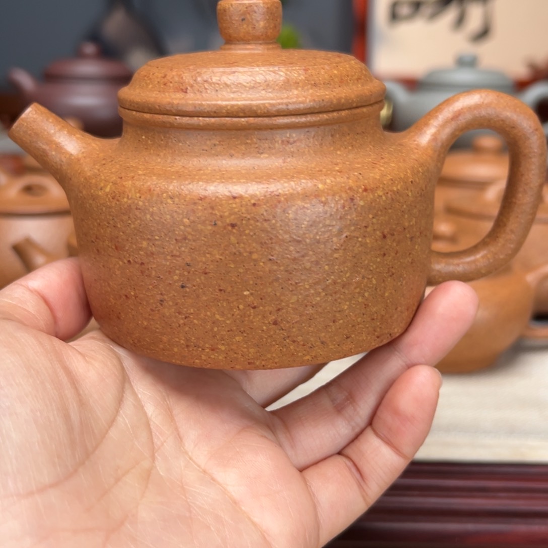 紫砂茶壶梨皮黄的240