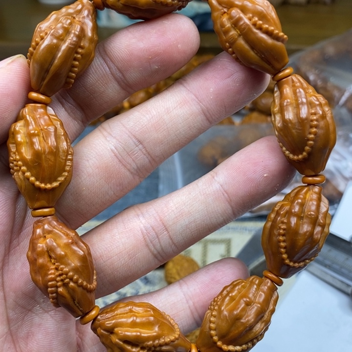 橄榄核手串/手链橄榄核雕工艺手串