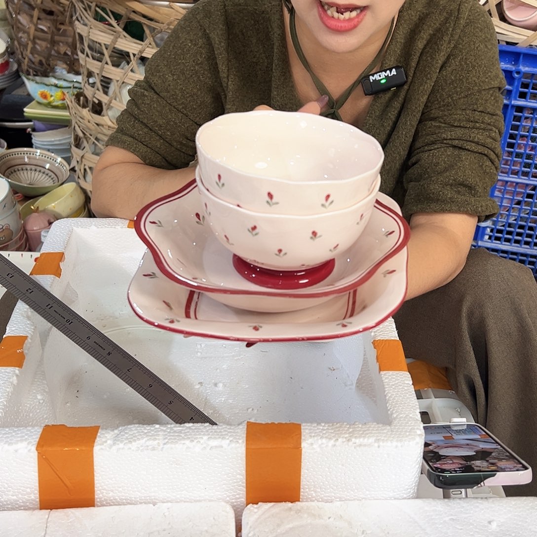 潮州陶瓷工厂微瑕4件
