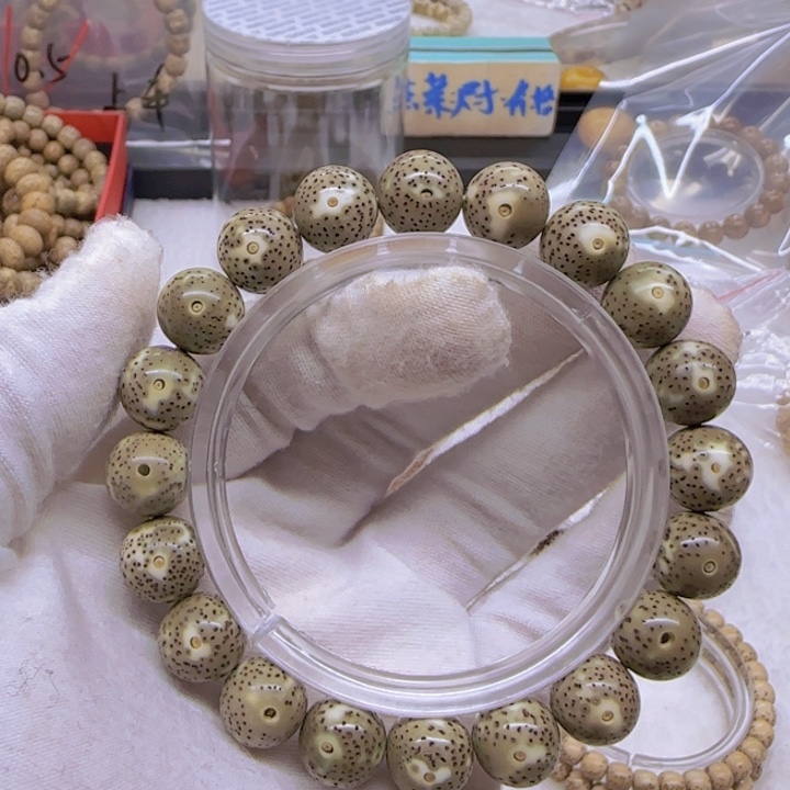 星月菩提吊坠原生态12mm圆珠单圈