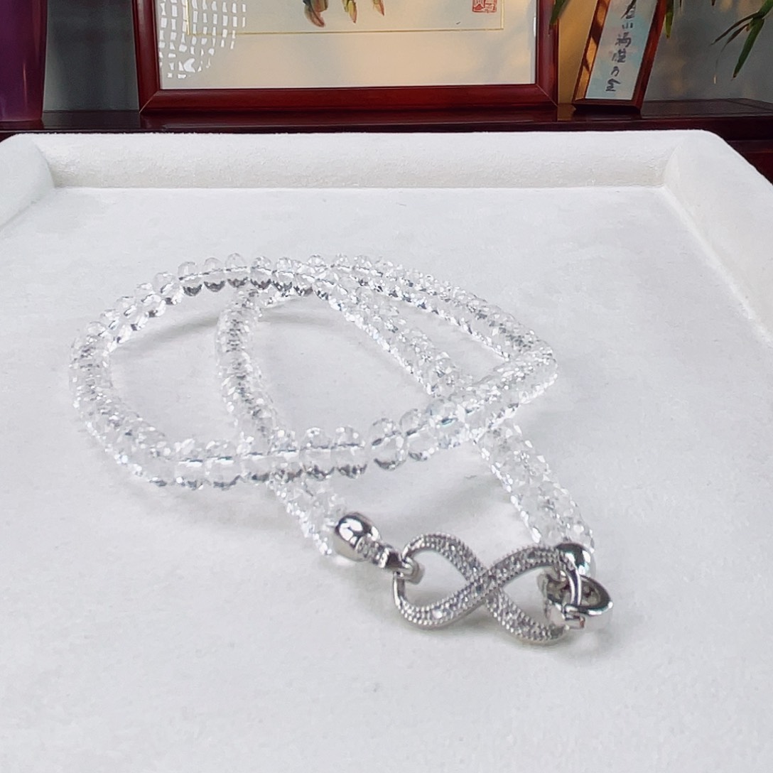 水晶颈饰未镶嵌水晶6.5