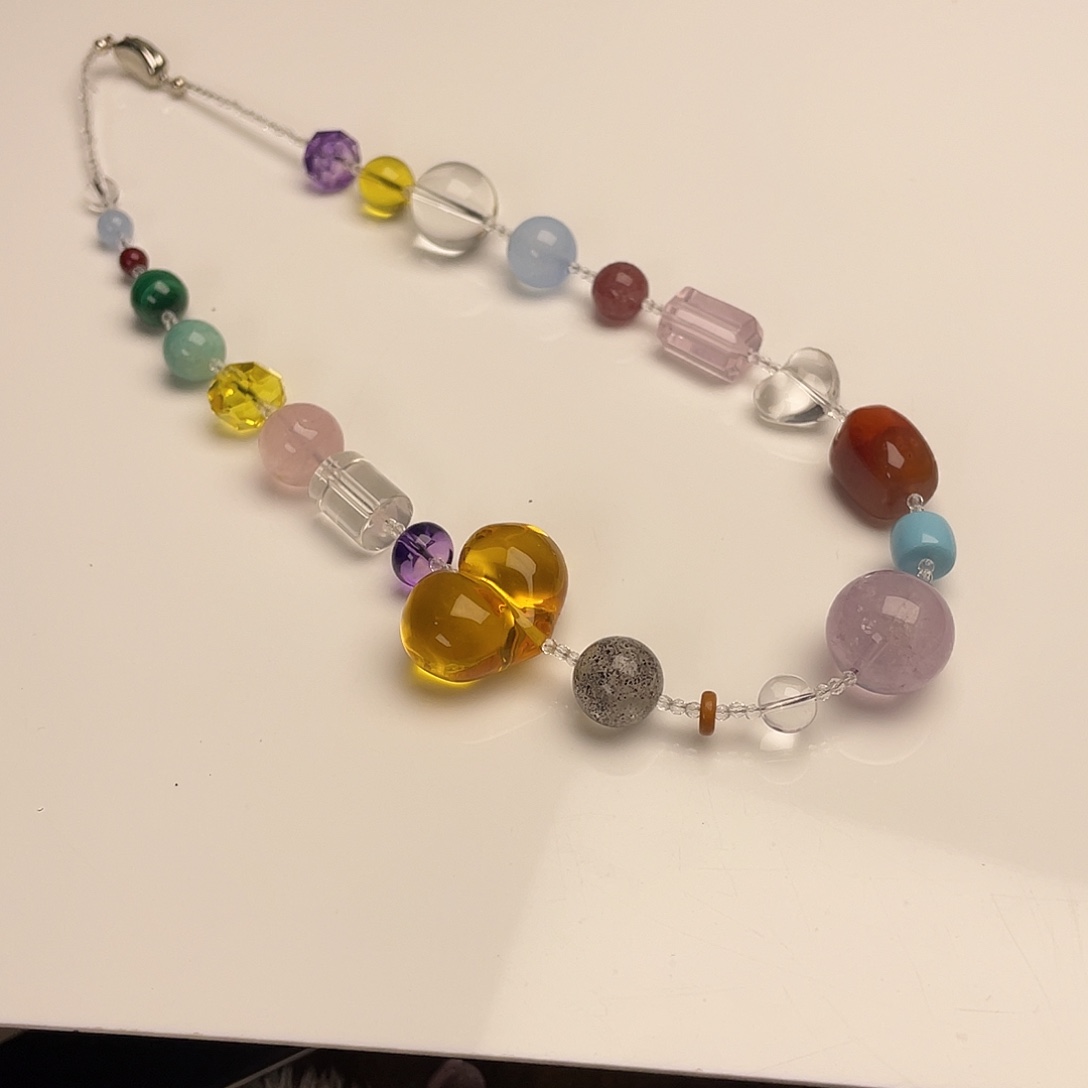 非金属项链多宝屁桃款