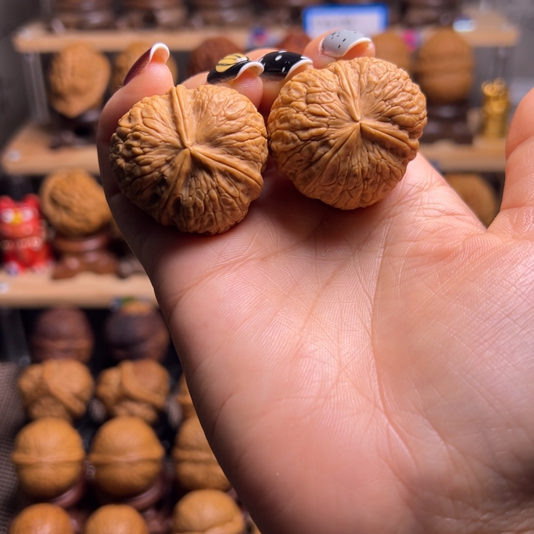 桃核把件元宝三棱H14、35……