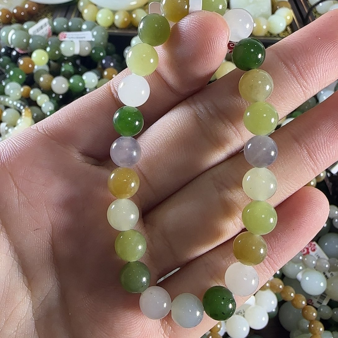 和田玉手链未镶嵌79