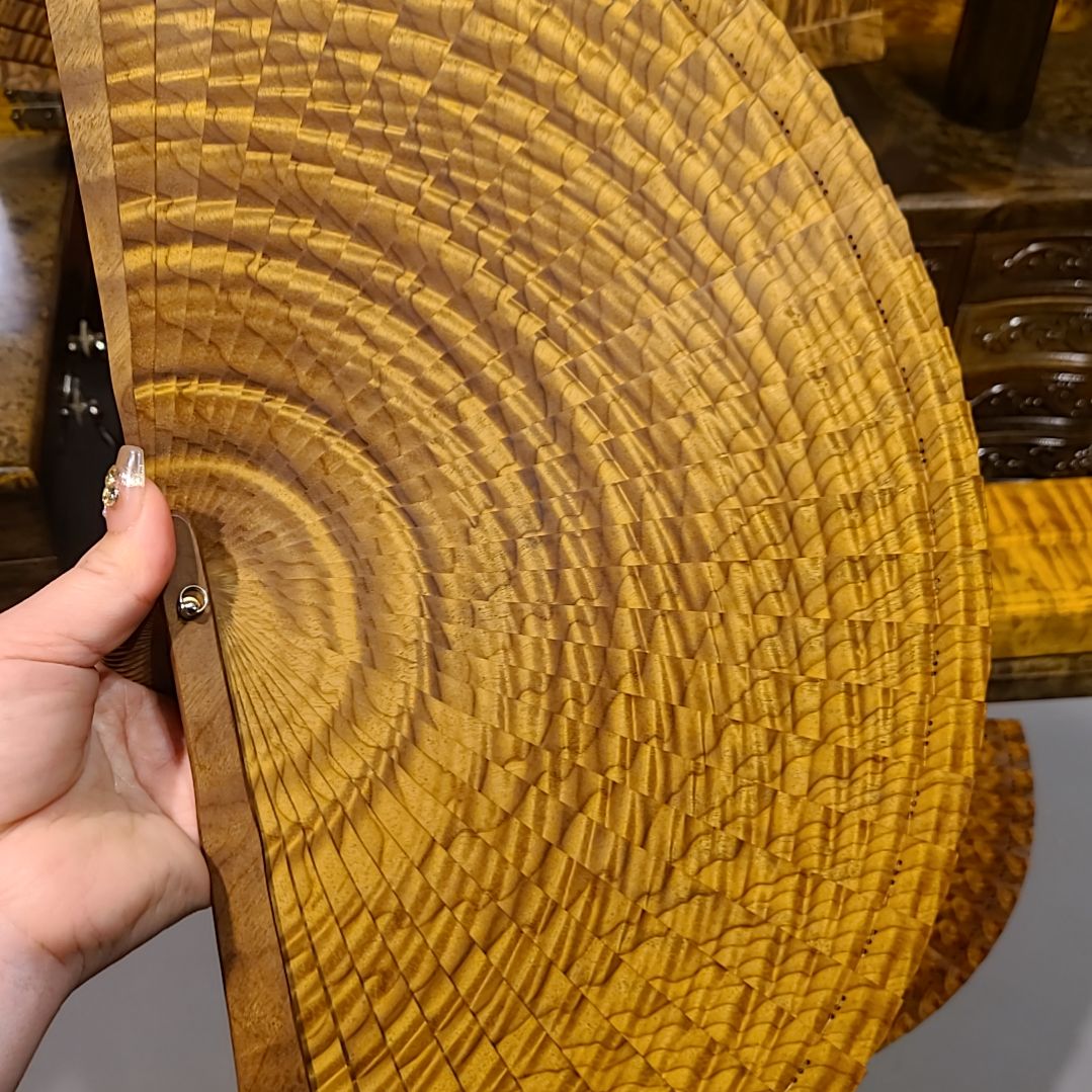 楠木24小叶桢楠金丝楠木苏扇