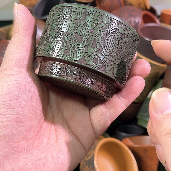 茶杯紫砂全手工紫砂主人杯