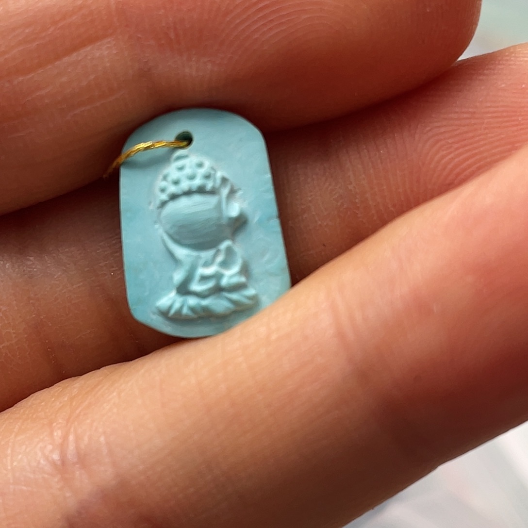 绿松石珠宝半成品未镶嵌