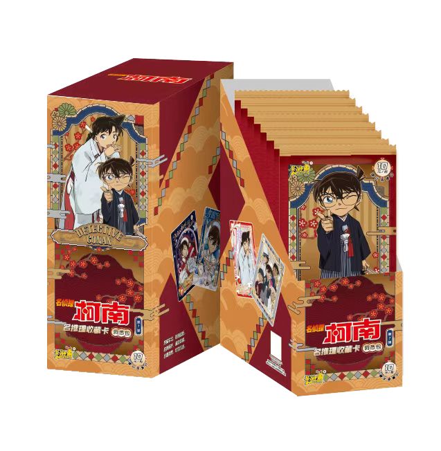 【玩法】名侦探柯南名推理收藏卡洞悉包第7弹卡牌盲盒