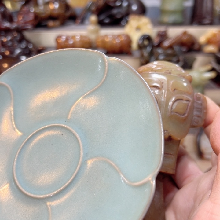 摆件用****生摆件罐盛宝斋物件