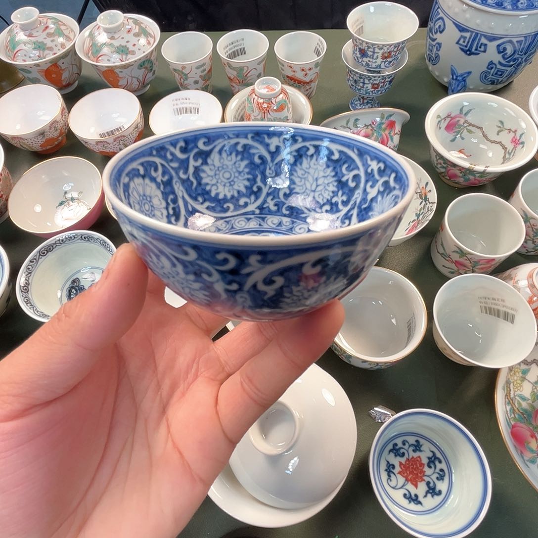 杯青花瓷器青花瓷器
