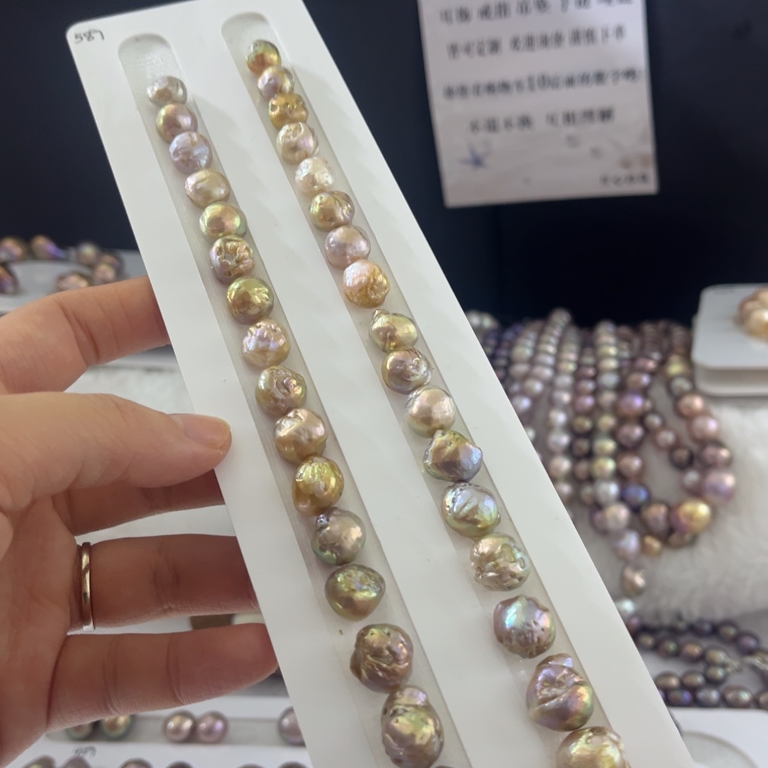 淡水珍珠手绳银S925镶嵌