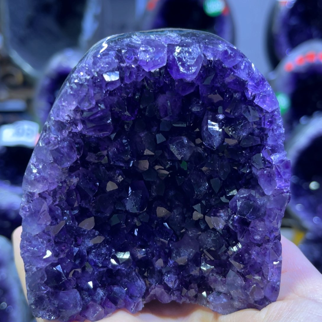 紫晶摆件未镶嵌紫水晶
