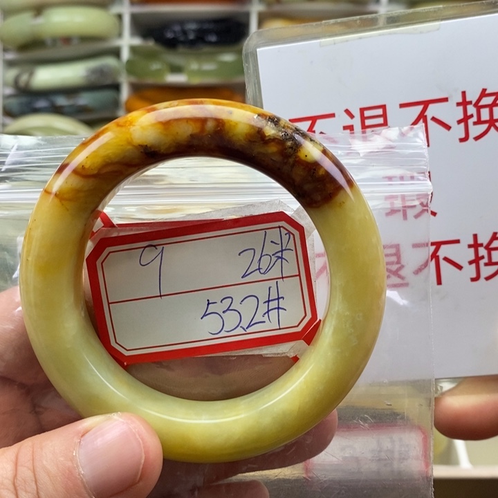 蛇纹石玉颈饰未镶嵌