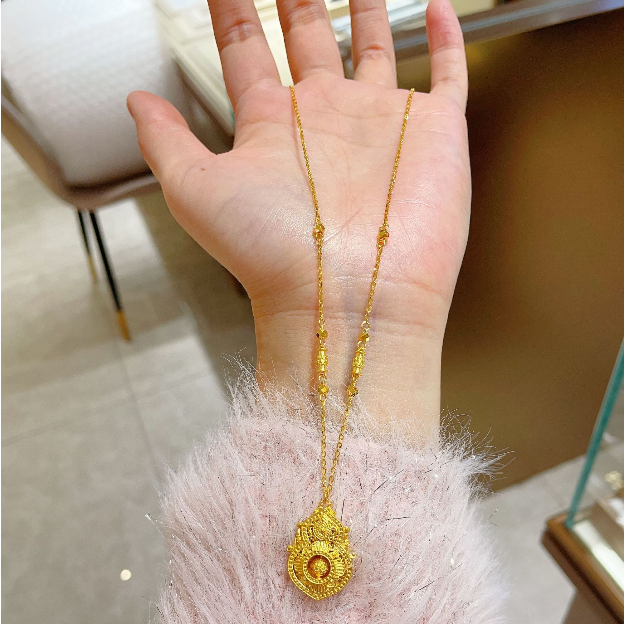 足金999 5G精品 休闲百搭 人生四美葫芦套链（多退少补）