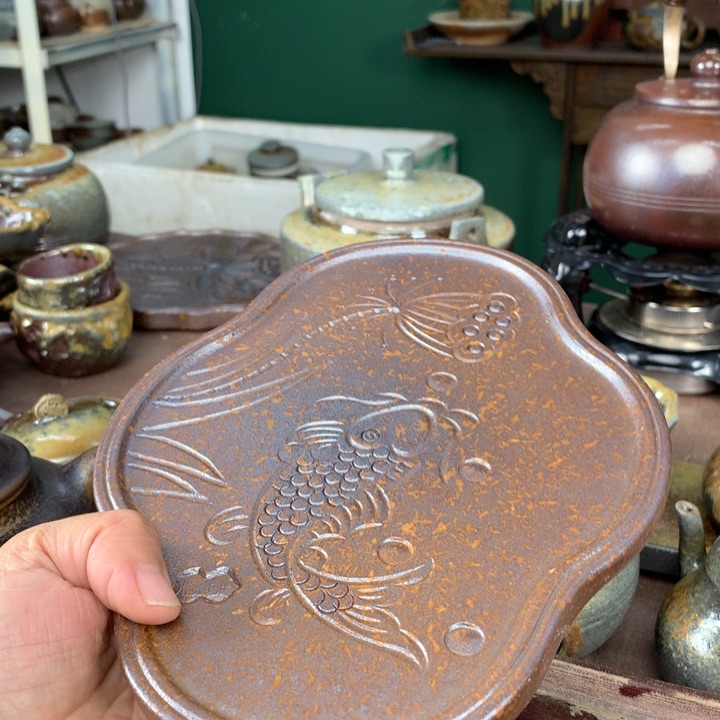 紫砂柴烧纯自然柴烧