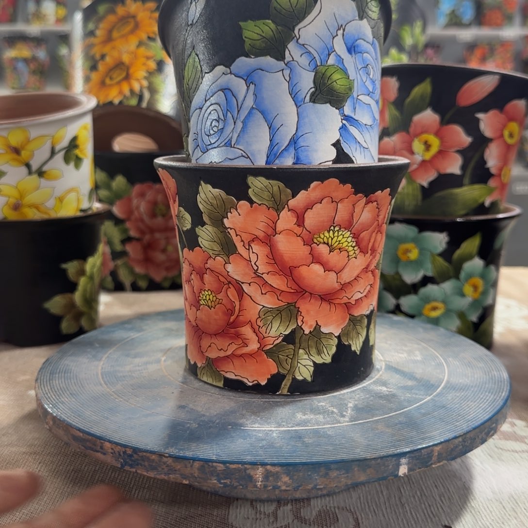 陶瓷花盆陶瓷花盆