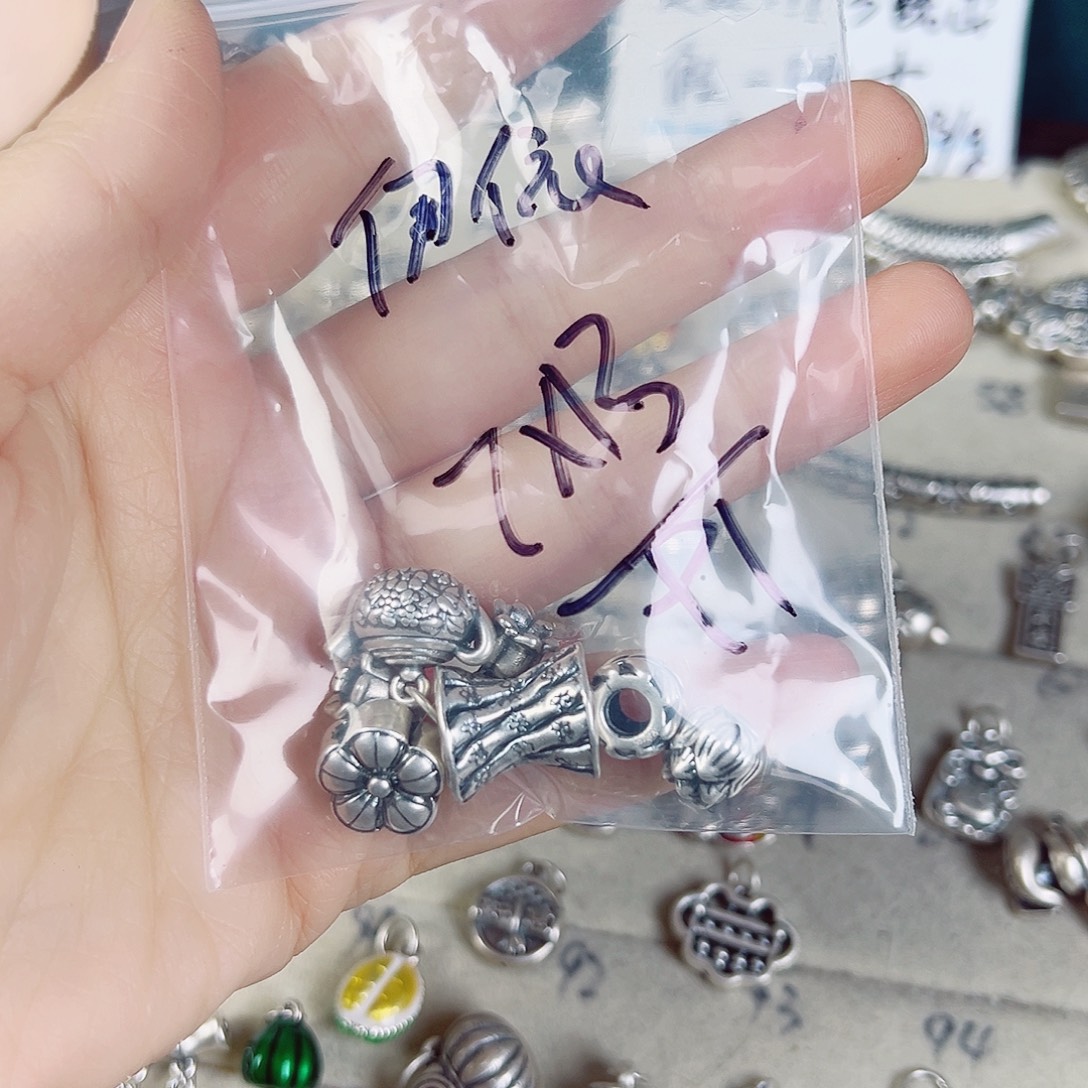珐琅足银足银配件