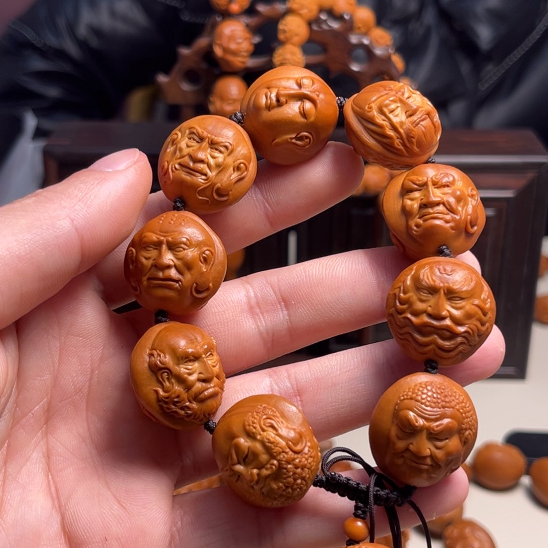 橄榄核吊坠5****式十八罗汉