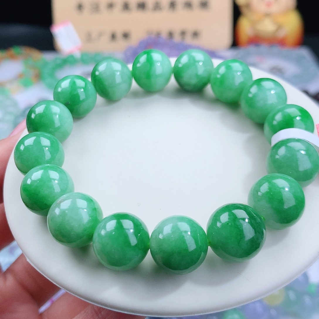 翡翠手链未镶嵌卡12.5