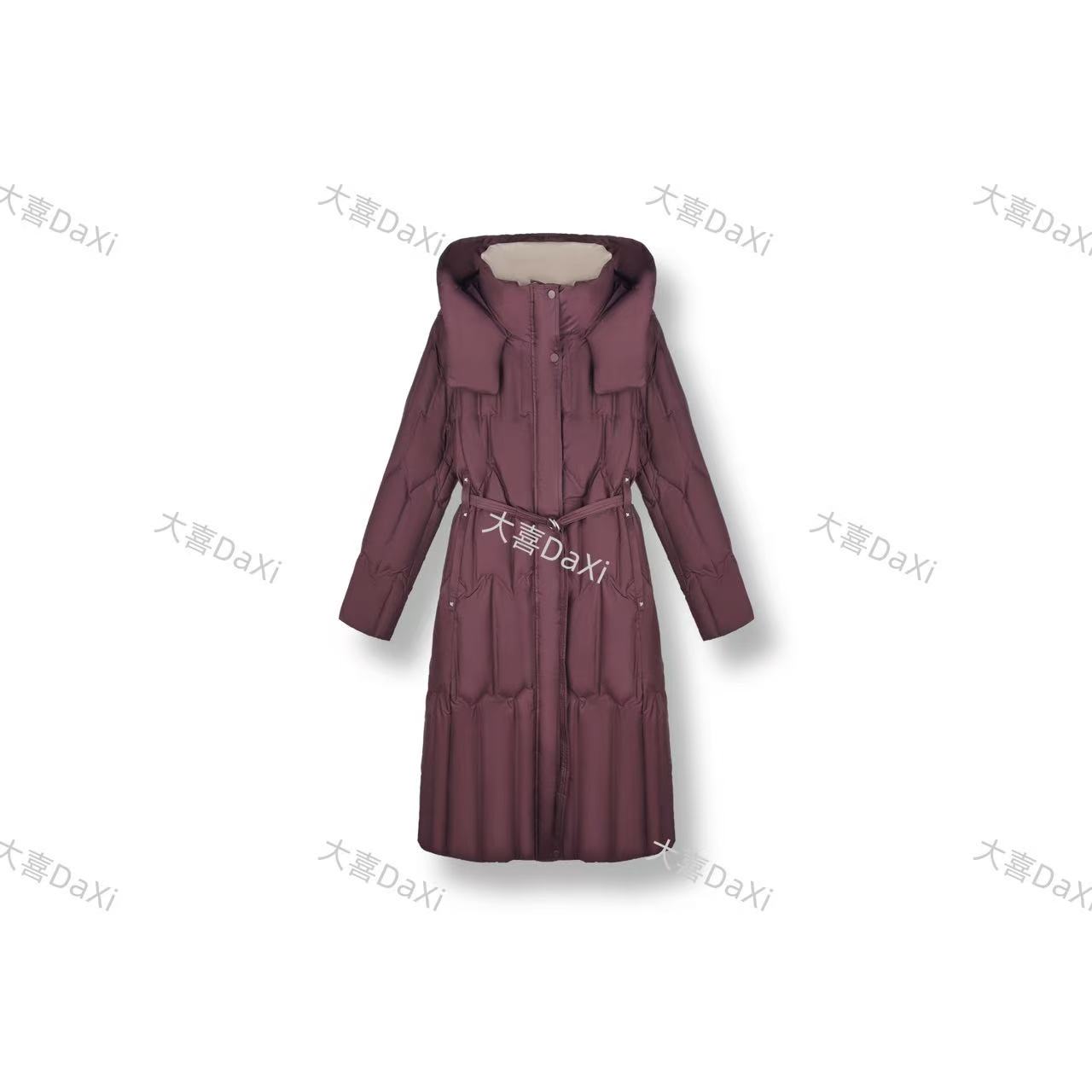【大喜】新款秋冬时尚中长款收腰羽绒服【DLHE810】