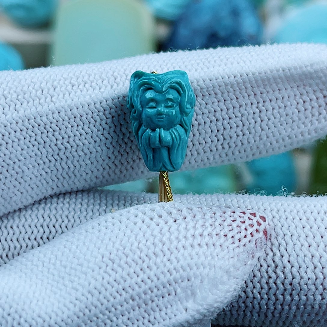 绿松石未镶嵌珠宝奇石