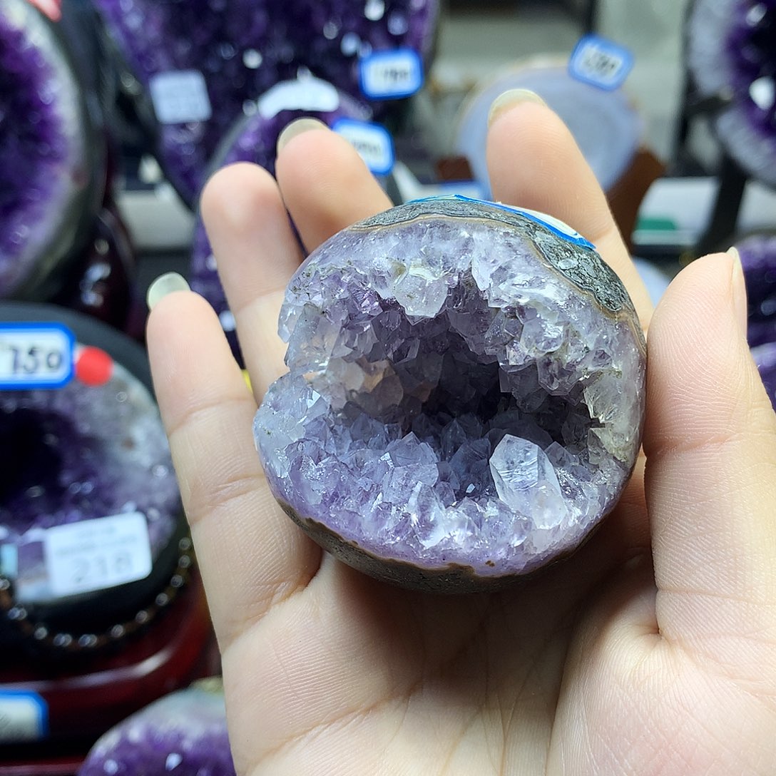 未镶嵌紫晶大型摆件（非配饰）❄️****莹