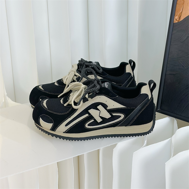 首谷爆款厚底时尚休闲鞋女2025秋季新款百搭显脚小轻便舒适阿甘鞋