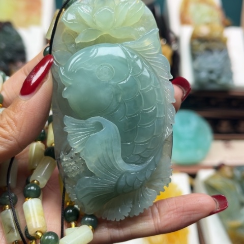 岫玉挂件未镶嵌挂件