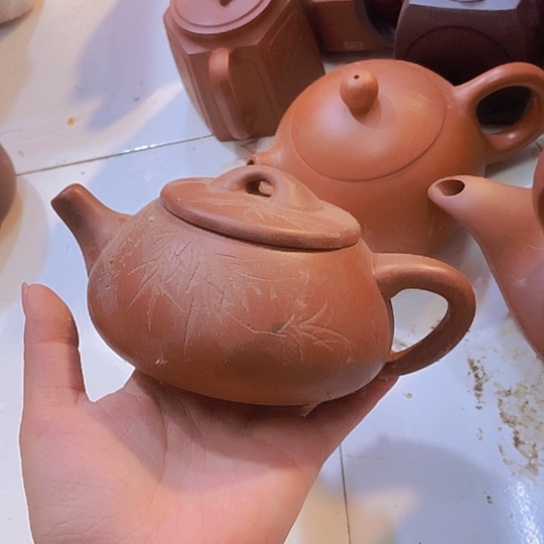 全手工制作宜兴紫砂壶微瑕