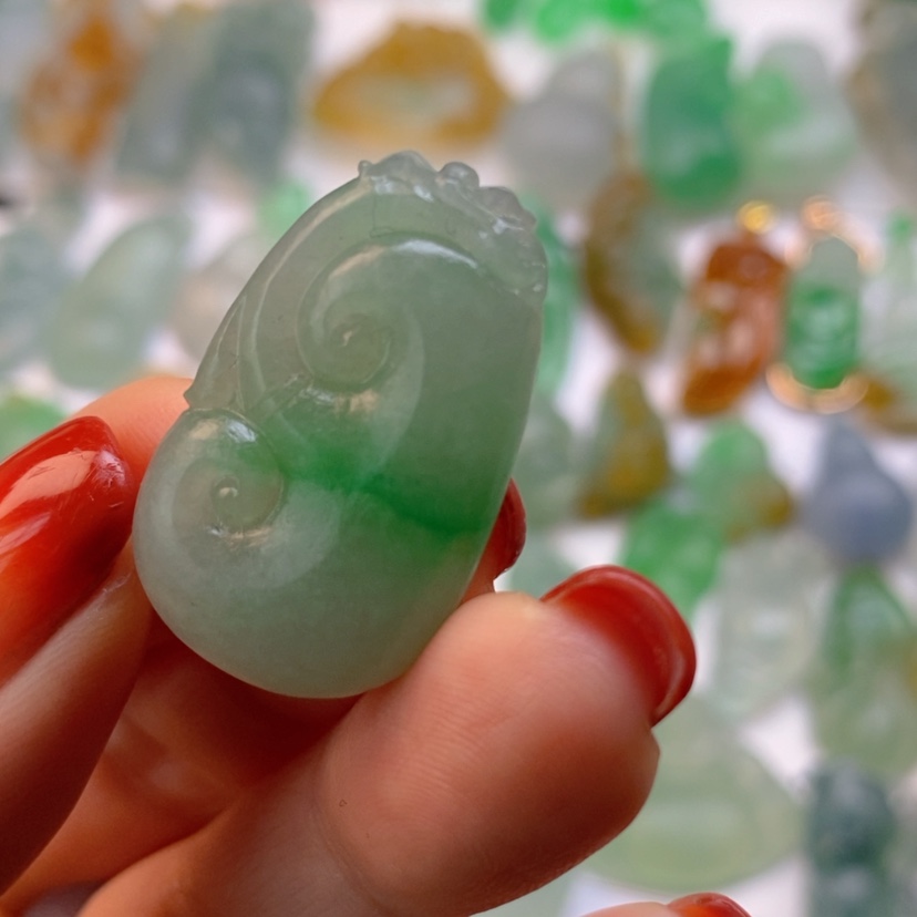 【闪购商品】定制翡翠如意未镶嵌如意