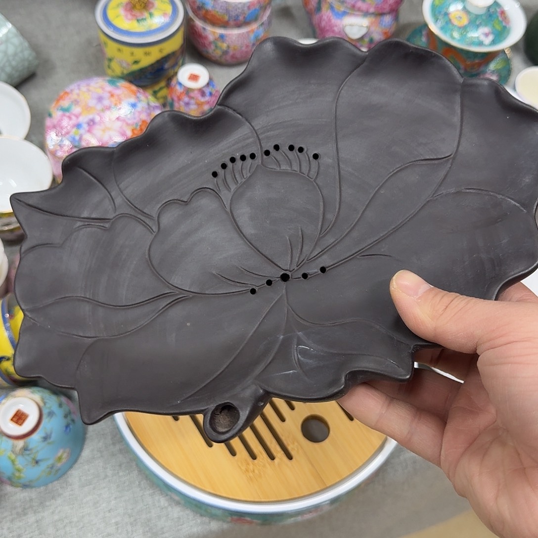 微瑕一个储水盘紫砂一个