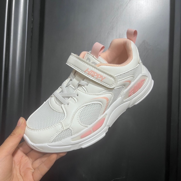 DT春秋男女童鞋1017中大童魔术贴双网运动鞋24C