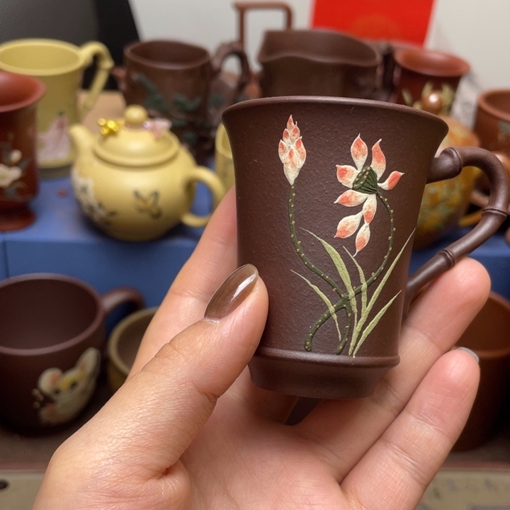 紫砂茶杯紫砂主人杯