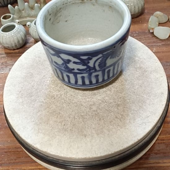 古***人摆件陶青花陶瓷摆件青花陶瓷摆件青花陶瓷