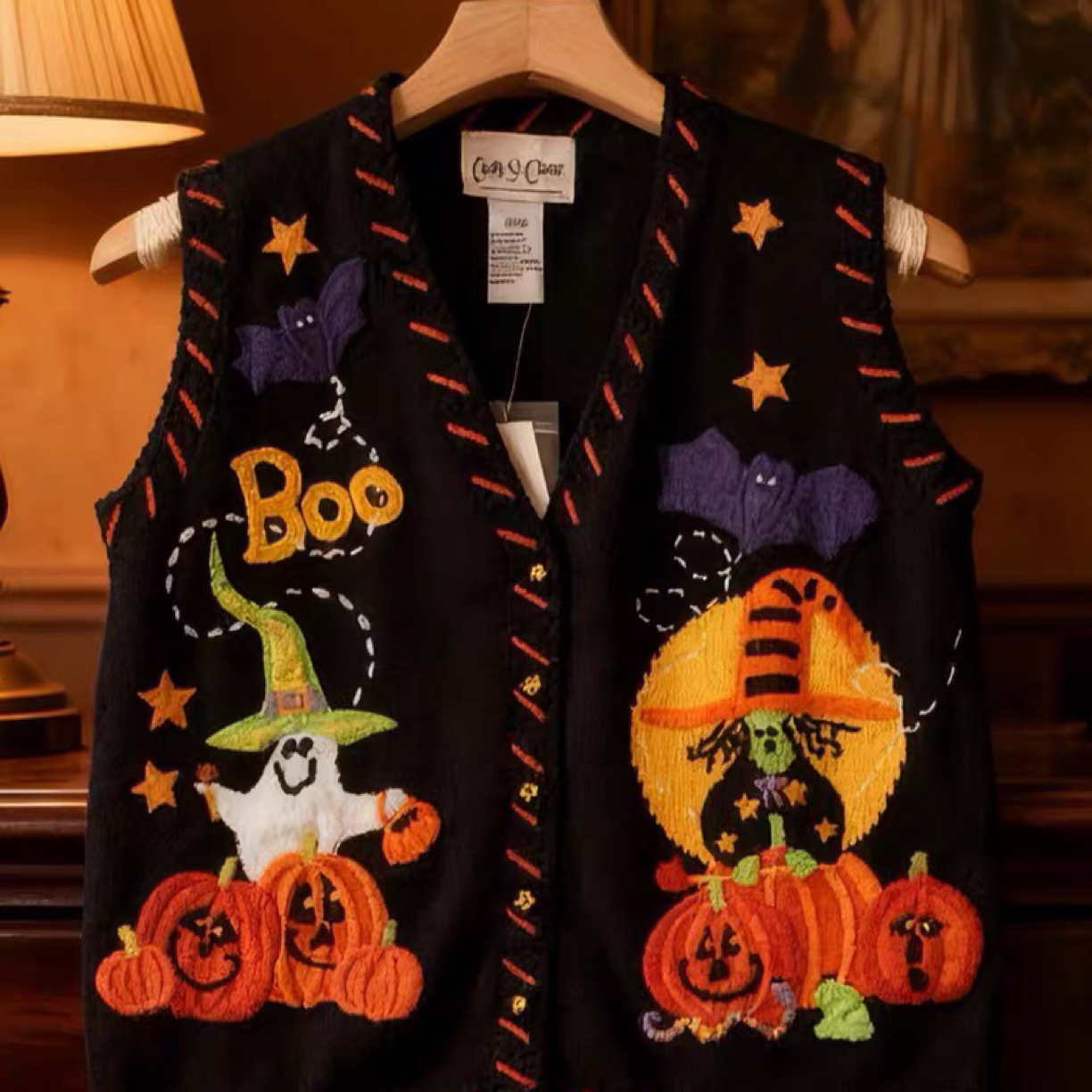 儿童童趣古着重工马甲