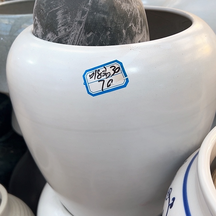 陶瓷景德镇精品花盆栽适合盆