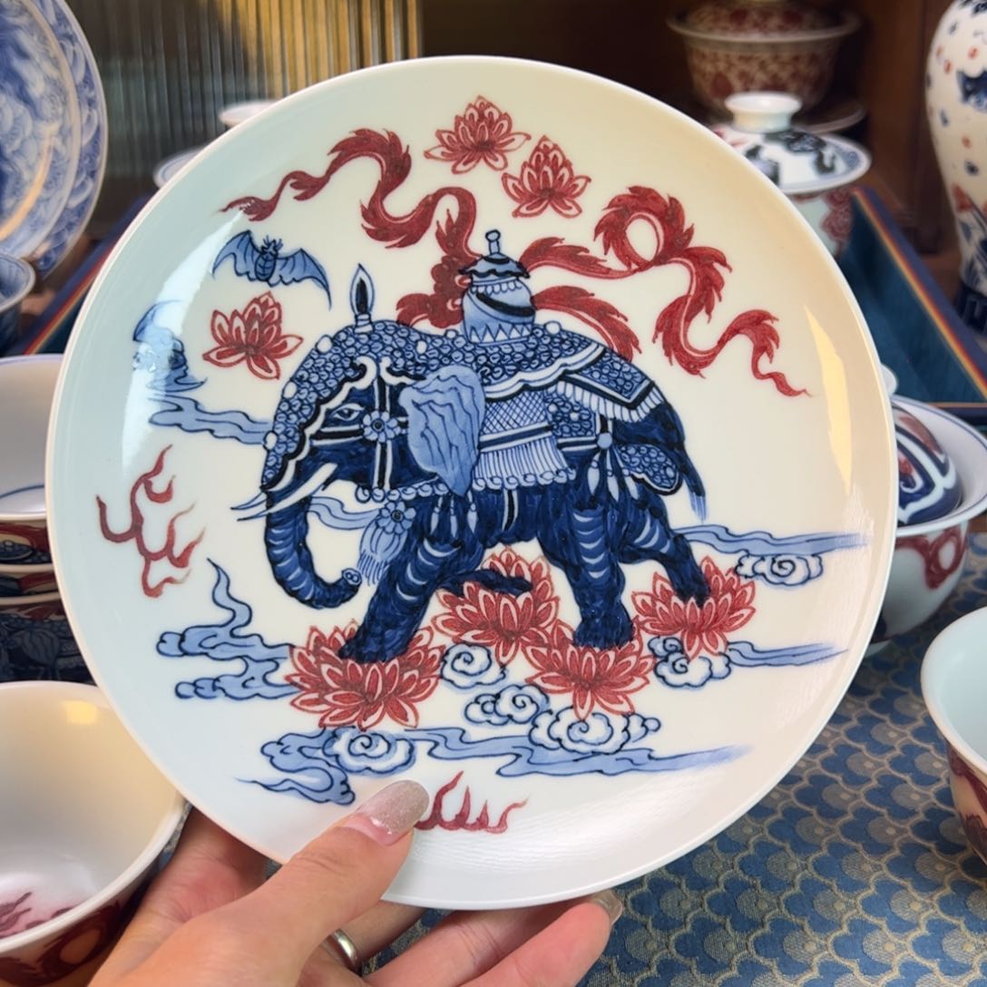 摆件景德镇手工手绘陶瓷