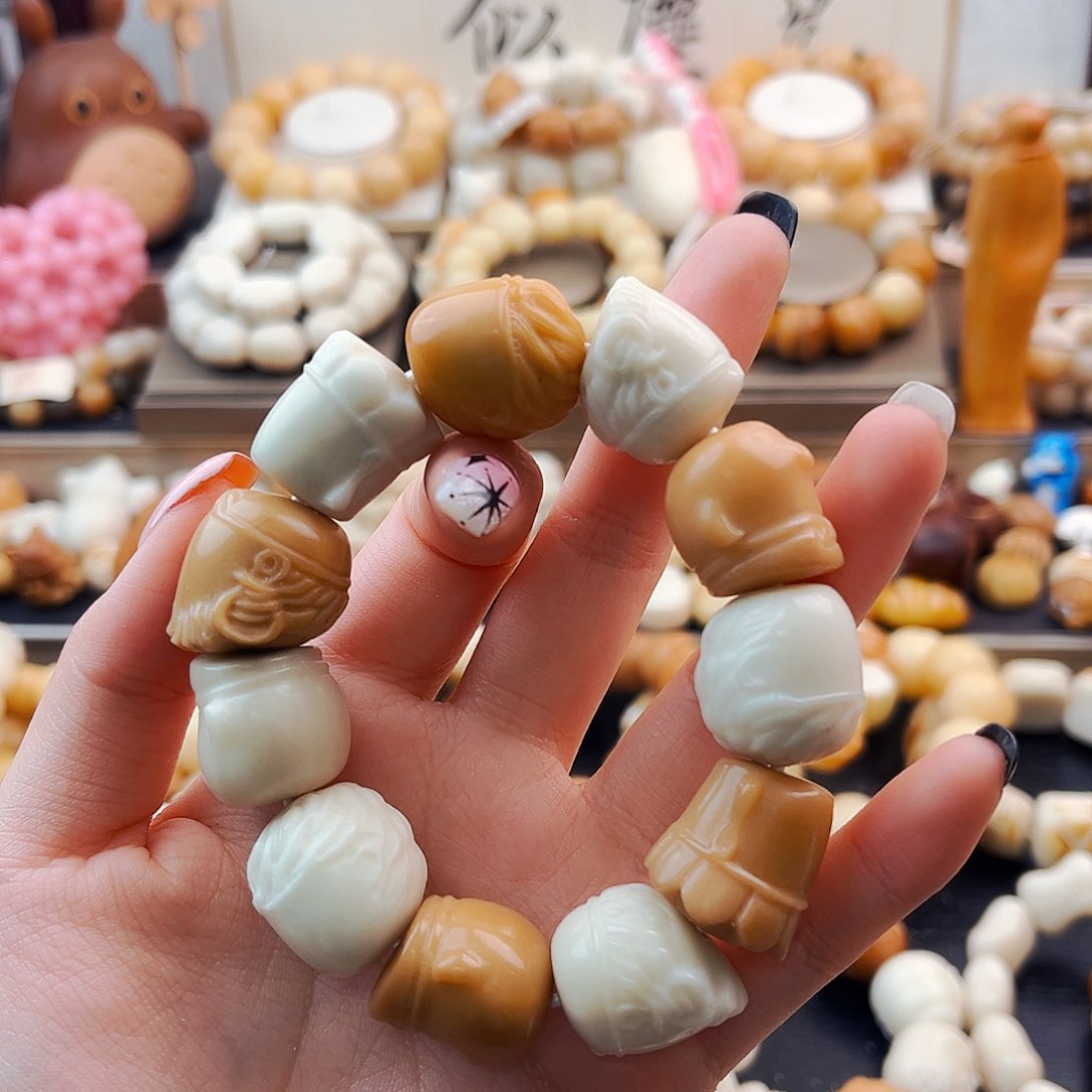 菩提根/象牙果吊坠师徒四人