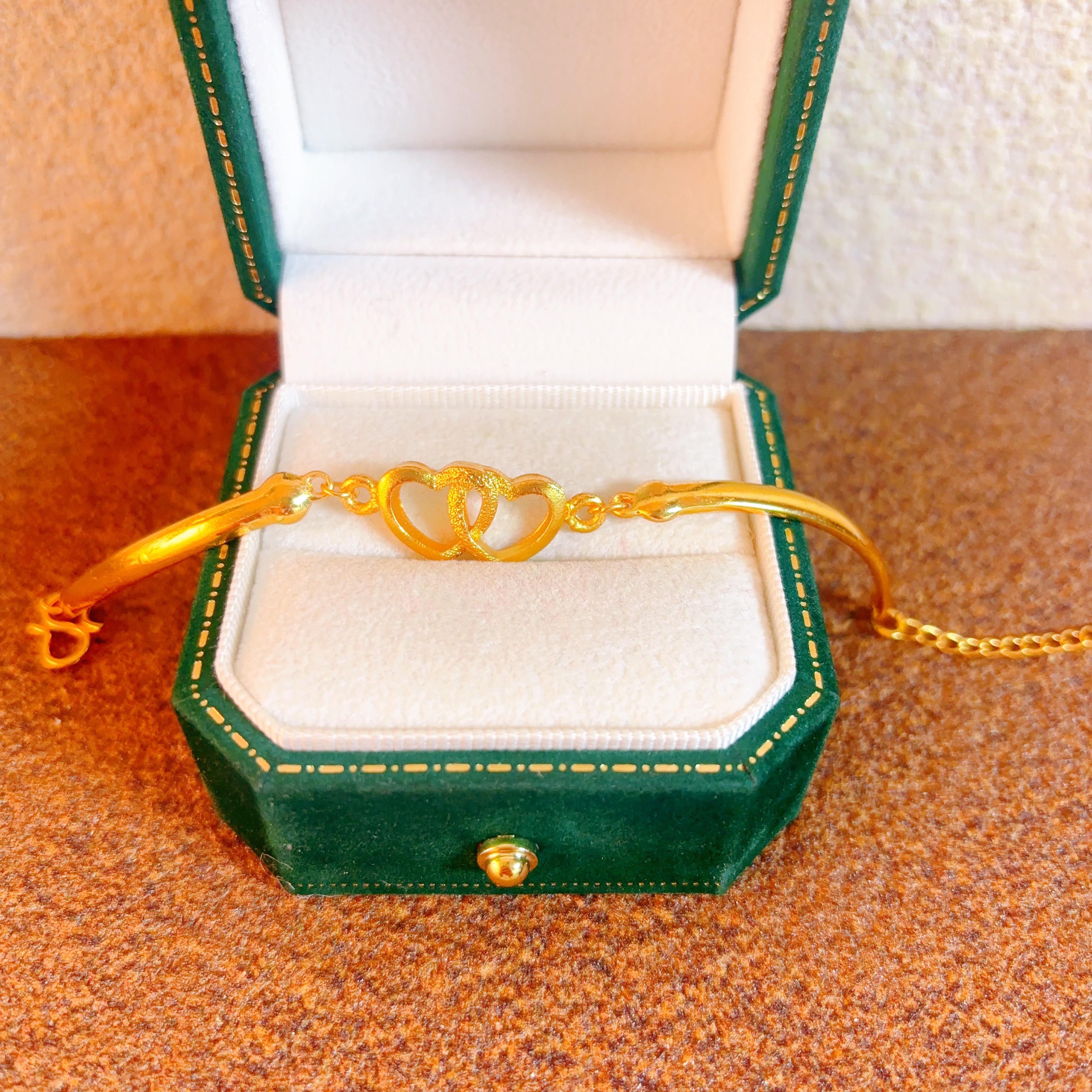  精美双爱心时尚手链20395