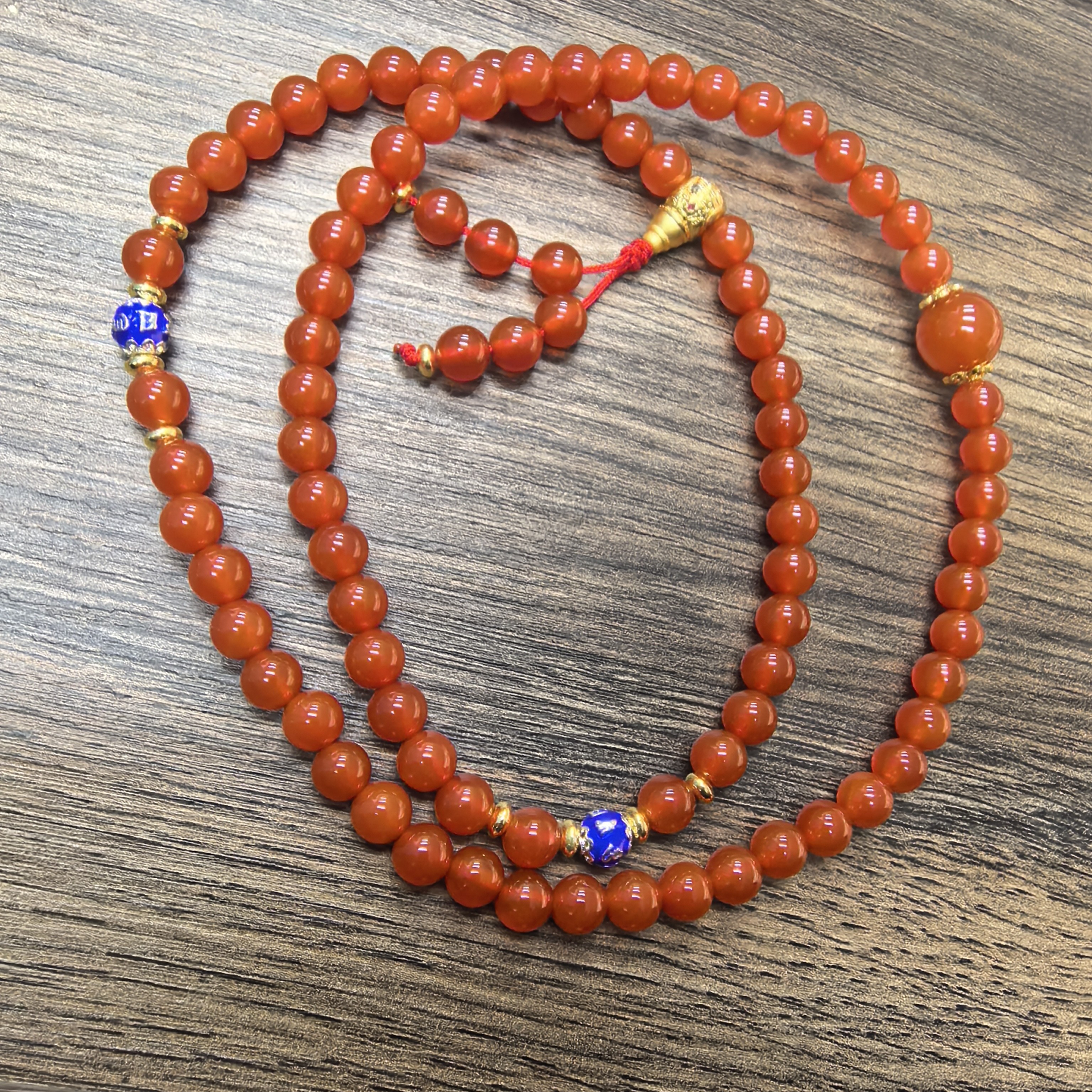 2512100005HDD3 玛瑙红项链（多样性发其一）