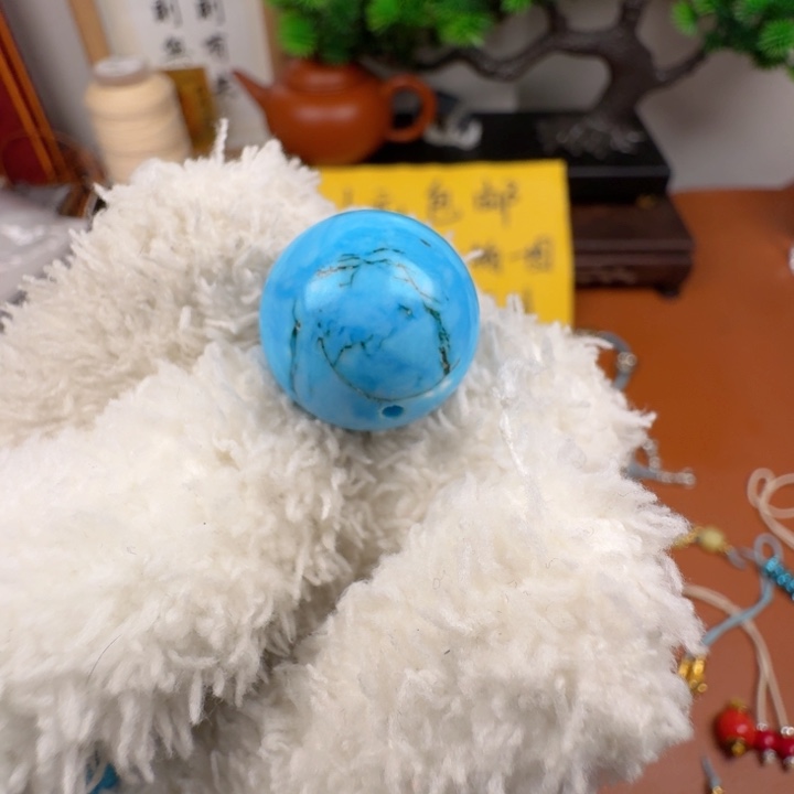 无合金绿小松圆珠20