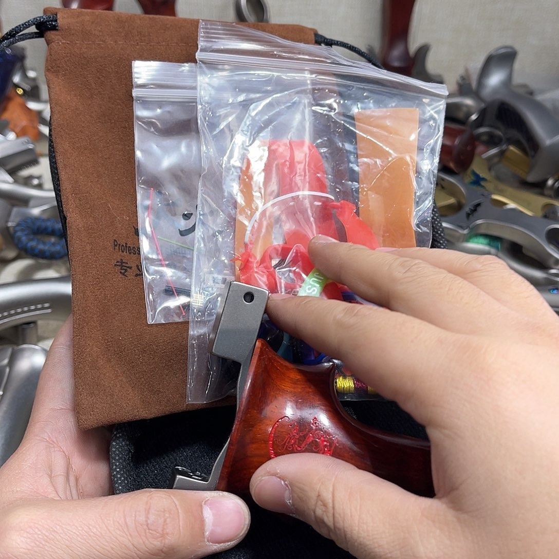 合金钛合金无极套餐弹弓