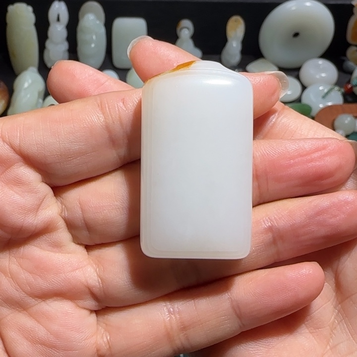 和田玉颈饰未镶嵌理*李