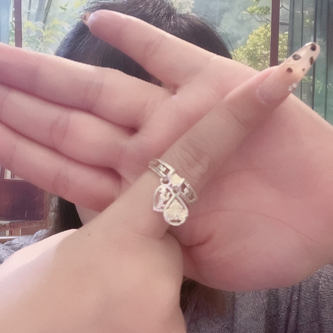 泥塑戒指小提溜福莉