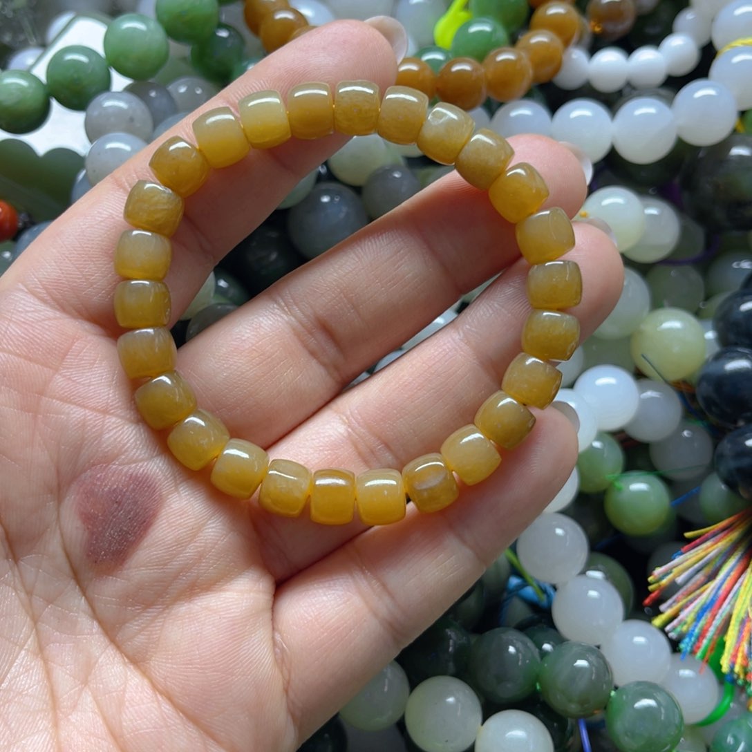 未镶嵌和田玉手链