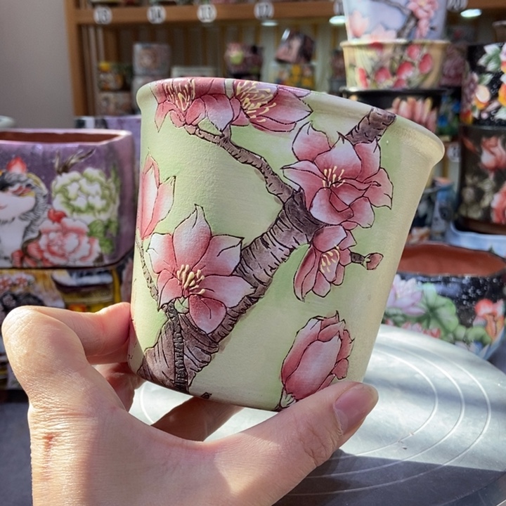 景德镇艺术手绘作品