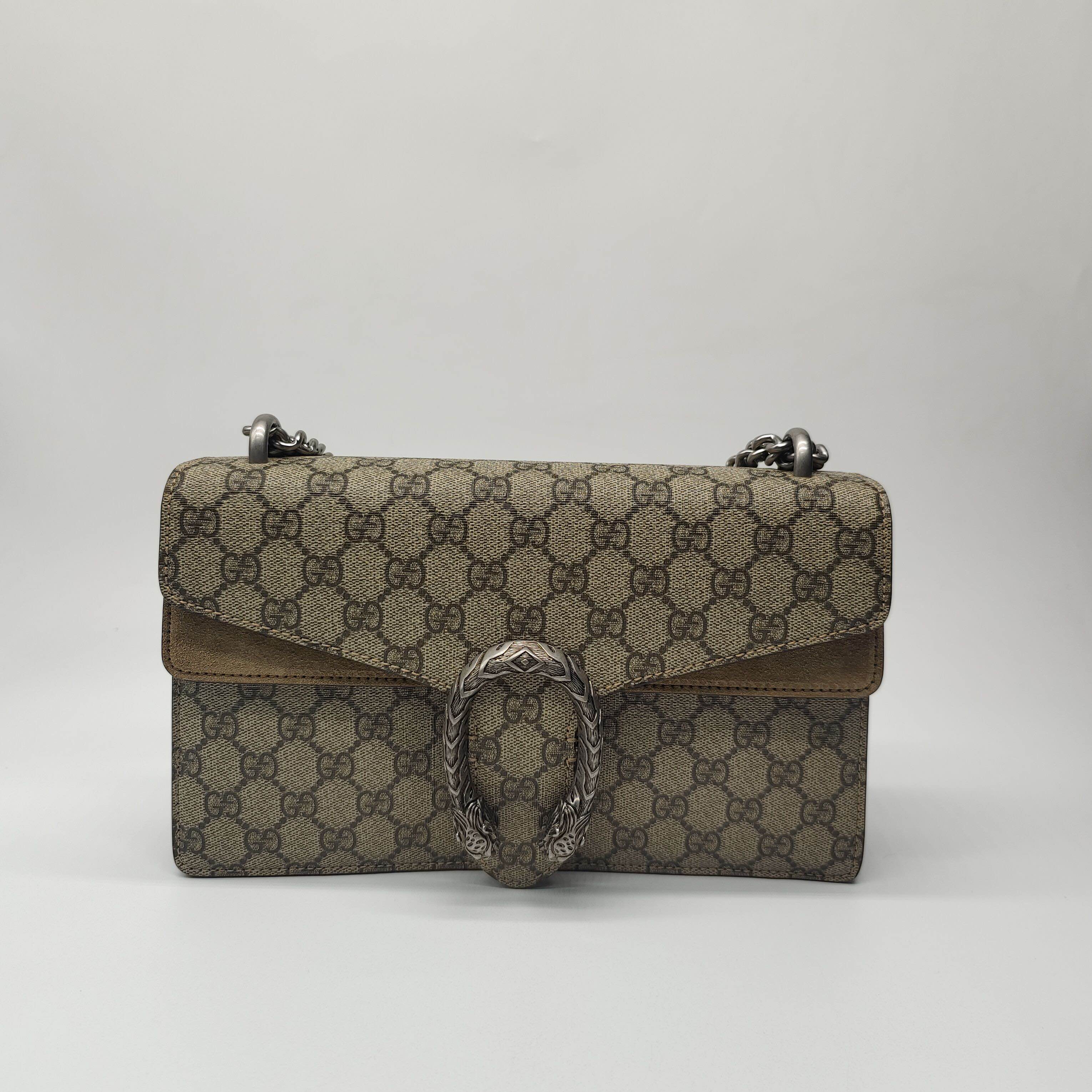 99新 GUCCI/古驰 经典老花酒神中号黑标024 dx9544