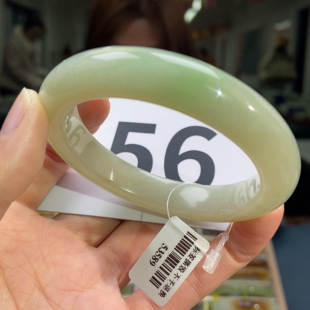 和田玉（翠青玉）手镯未镶嵌