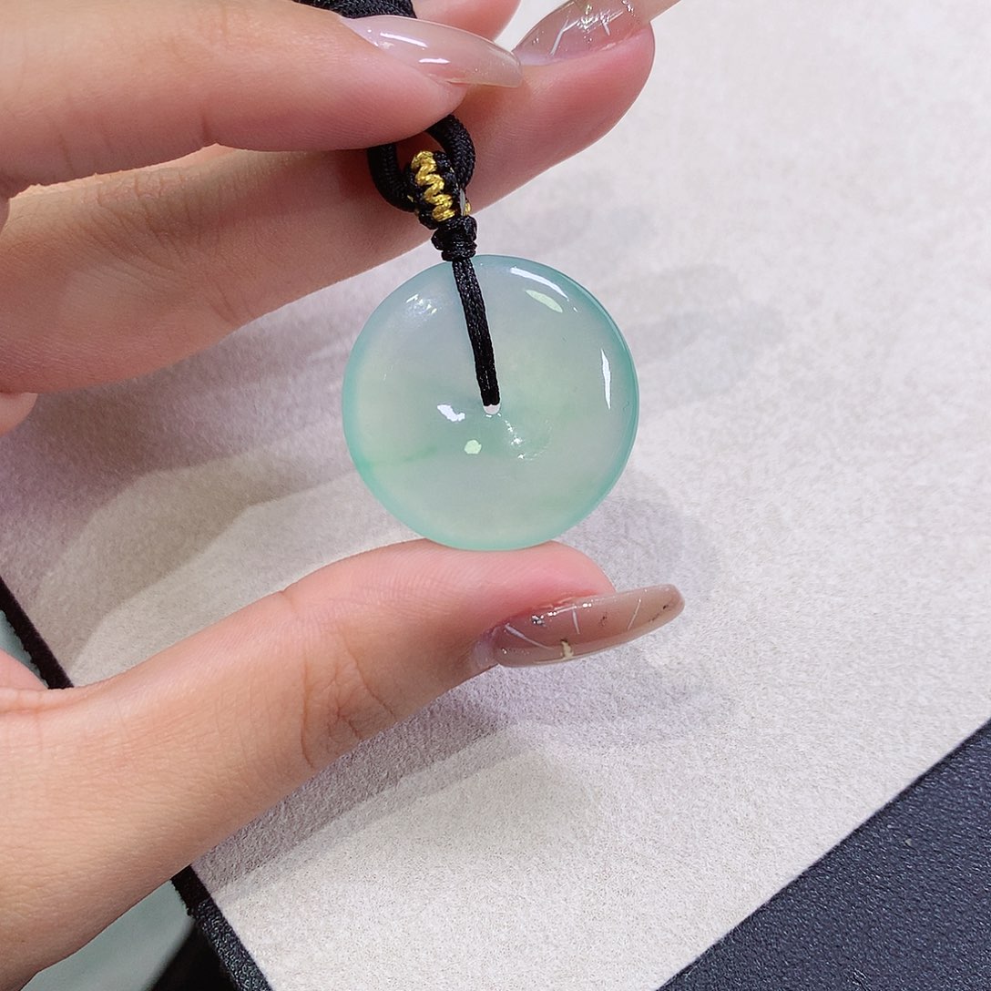 翡翠未镶嵌吊坠(不含链)25-5.4