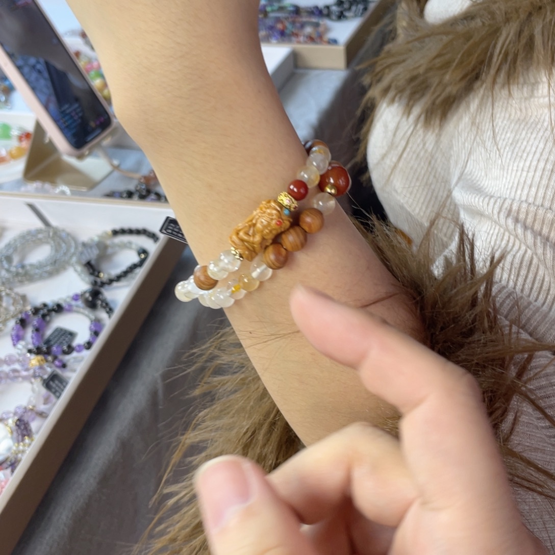 银S925镶嵌水晶手链